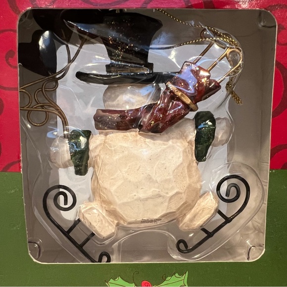 Whimsical Ornaments.  Santa and Two Snowmen.   NIB - Picture 7 of 7